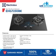 (new stock) ELECTROLUX EHG7230BE Kompor Gas Tanam 2 Tungku