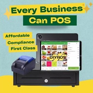 DIYPOS Loyverse Full Set POS System POS Sistem Set Penuh Cahier Machine Retail F&B Android POS Murah