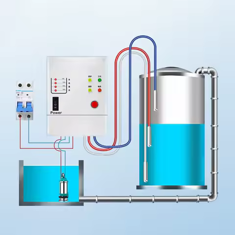Three Probe Water Level Sensor Submersible Water Level Sensor Liquid Level Transmitter Liquid Level 