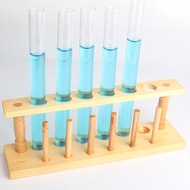 S1L*Wooden 6/8/10/12 Holes Laboratory Instrument Test Tube Support Rack Stand Shelf