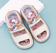 Sandal Anak Perempuan Motif Bear Viral Wedges Ban Dua Terbaru Sendal Selop Karet Jelly Import