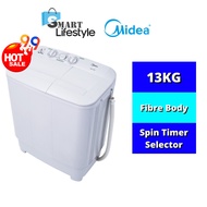 MIDEA Semi Auto Washing Machine  MSW-1308P (13.0KG)  MSW-1508P (15.0KG) MESIN BASUH