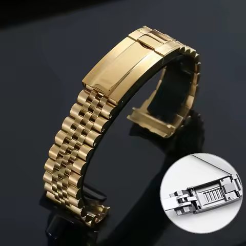 Jubilee 904 Watchband For Rolex Sub GMT Yacht Daytona Man Strap Luxury watch chain Mod Parts Replace