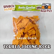 Corn Flavored Tortilla Chips 100g, Savory, Crispy Tortilla Chips by the Kilo Tortilla Chips Snack/ D