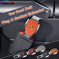 Porsche Car Seat Belt Plug & Socket Alloy Material Extender Safety Seat Clip For Porsche Cayenne 911