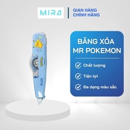PLUS MR Pokémon Scissor Eraser Pen, Paper Eraser Pen, Eraser Tape - Easy to Use Design, With Scissor