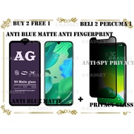 (Buy 2 Free 1) Samsung Galaxy J2 Pro/J3 Pro/J5 Pro/J7 Pro AG Anti Blue Matte/Privacy Full Cover Tempered Glass
