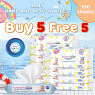 Buy5 Free 5 BabyZoom Baby Wipes 100Sheets 10 Packs wipes for baby wet wipes baby wipes sale free shi