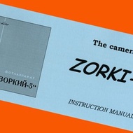 ZORKI-5 35mm RF 相機蘇聯徠卡英文手冊副本說明書