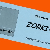 ENGLISH MANUAL for ZORKI-5 35mm RF camera USSR Leica copy INSTRUCTION BOOKLET