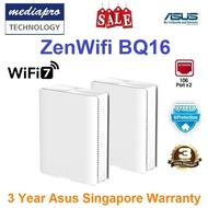 ASUS ZenWiFi BQ16 2-Pack Quad Band WiFi 7 (802.11be) BE25000 Mesh WiFi System New 320MHz Bandwidth &