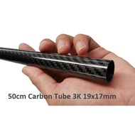 50cm Carbon Tube 3K Carbon Pipe Diameter OD 19mm ID 17mm 19x17 mm for rc airplane drone quadcopter r