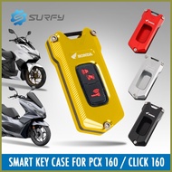 ✢ ❖ ◐ Smart Key Case For Honda Click 160 Pcx 160 CNC Key Cover