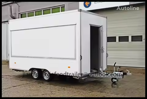 China Manufacturer Street Mobile Coffee Shop square Food Trailers Fully Equipped Mobile Fast Food Tr