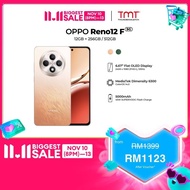 OPPO Reno 12 F 5G Smartphone (12GB RAM + 256GB / 512GB ROM) | AI Eraser 2.0 | AI LinkBoost | 5,000mA