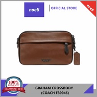 100% Original Ready Stock Coach Graham Crossbody F39946 Sling Bag Beg Lelaki Kulit