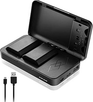 JYJZPB 2 Pack NP-FZ100 Batteries and DB Dual Battery Charger for Sony A7IV, Sony A7III, A1, Alpha A7