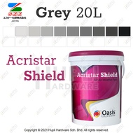 [AS 20L Grey] SKK Acristar Shield for Exterior Wall / Acrylic Weather Paint / Cat Dinding Luaran Rumah