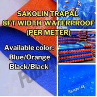 Blue Sack Sakolin Trapal 8FT (PER METER) Black Sack Waterproof Sakolin Cover Waterproof Sack Cover