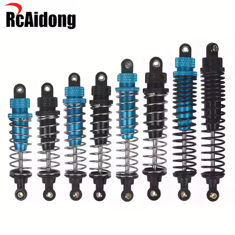 2pcs Aluminum Oil Shocks Absorbers 75mm 85mm 95mm 105mm Oil-Filled Dampers for 1/10 RC Crawler Car O