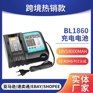 BL1860Rechargeable Battery18V18000mAh Lithium Ion Suitable for Makita18vBattery +Charger