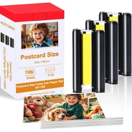 CP1500 Photo Paper For Canon Selphy CP1500 CP1300 CP1200 CP910 CP900 Photo Printer KP-108IN Ink 6 In
