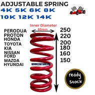 Adjustable Suspension Spring 4K/5K/6K/8K/10K (65mm)For Adjustable Using (Price For 1pc)