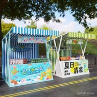 Market Display Stand Event Night Market Stall Outdoor Promotion Red Shelf Net Large Event Stall Comm
