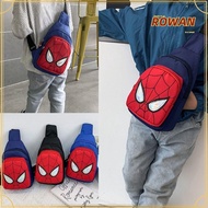 ROWANS Spiderman Bag, Crossbody Chest Bags Canvas Cartoon Bag,  Design Adjustable Shoulder Strap Causual Shoulder Bag School
