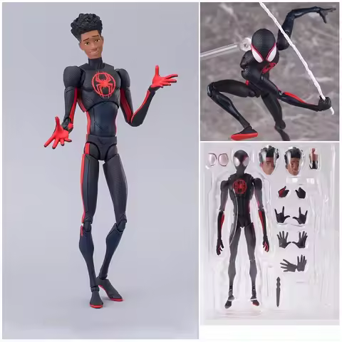 Ct Spider-Man: Across The Spider-Verse Ko Articulated Action Figures Desktop Ornament Model Kit Disp