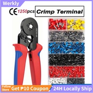 HCS8 6-4A Crimping Tool Wire Stripper Crimp Connector Wire Crimper Ferrule Crimping Pliers