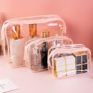 Clear Makeup Bag Beauty Toiletry Kit Wash Pouch PVC Cosmetic Wash Bag Cosmetic Bag Makeup Bags Makeup Bag