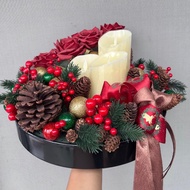 Real Pic Christmas Tree with Decoration - Artificial Christmas Tree and Decoration - Wreath Decorati