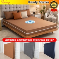 8 inci Sarung Tilam Anti Kencing & Air Zip Penuh Waterproof Mattress Protector With Zipper