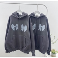 [Best Seller] ⚡ SCULPTOR Bow Bow Hoodie (CHARCOAL)