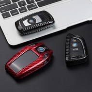 Car Key Case For BMW i8 X1 X3 X4 X5 X6 X7 F30 F34 F10 F20 F48 G05 G11 G30 Carbon Fiber Key Cover For Bmw Accessories