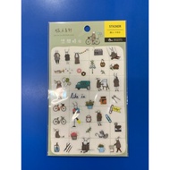 Traveler Leisure Time Notebook Sticker BST-4302