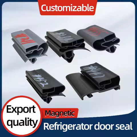 5m Premium Magnetic Refrigerator Door Seal Eco PVC Low Temp Resistant Fridge Gasket