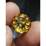 Golden Citrinenatural 12 x 12 x 8 mm 6.1 Ct Yellow Gold Amethyst Round Cutting Code 1282