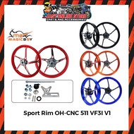 Easy Online Store "OPEN HUB" CNC 511 SYM VF3I VERSION 1 SPORT RIM RACING WITH BEARING AND BUSH HUB B