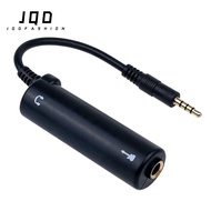 JQD Guitar Interface Converter, Black USB Cable Guitar Audio Interface, Durable Portable Lightweight