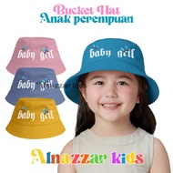 Premium Quality Baby Grill Motif Girls Bucket Hat