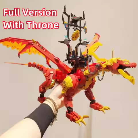Compatible Sets Ninja Series Building Blocks Mighty Source Dragon Flame Dragon Seat Children's Toys 