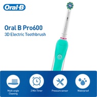 Oral-B Pro600 (D16) 3D Smart Electric Toothbrush Set w/ 1 Handle & Brush Head - 8800 RPM Oscillation
