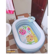 Inttex 57482 baby swimming pool Length 163cm, width 107cm, height 46cm. 2,3 children play comfortabl