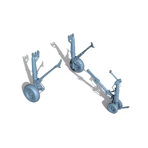 Yao's Studio LY270B 1/48 1/32 1/72 Model Upgrade Parts USAF A-6 Intruder Undercarriage For Trumpeter