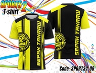 【Free custom Sepak takraw jersey】2025 New Design Sepak takraw jersey custom name Summer Fashion gree