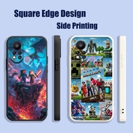 Casing For Huawei Nova 3i 7i 8i 5T Y9S A Minecraft Movie My World BOX08 Phone Case Square Edge