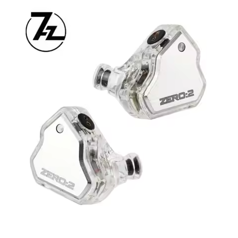 7Hz x Crinacle Zero 2 Headphone HIFI zero2 IEM 10mm Dynamic Driver Wired Earbuds Gaming Earphones wi