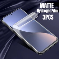 OnePlus13 OnePlus12 OnePlus11 3Pcs Full Cover Matte Frosted Soft Hydrogel Film For OnePlus 13 13R 13